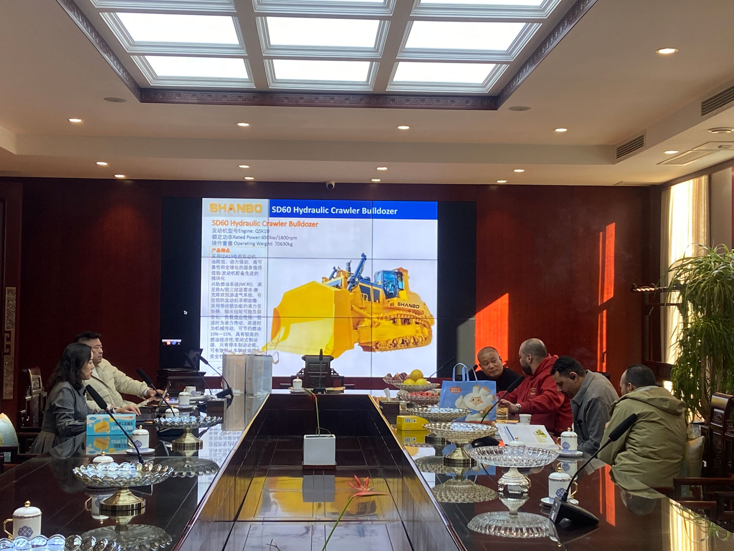 العرض الفني القياسي للجرافة SD46