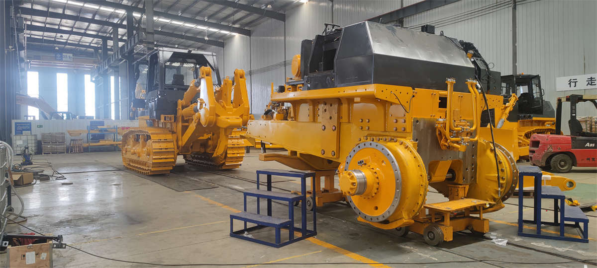 600HP SD46 Heavy Duty Bulldozer كامل الهيكل السفلي ونظام التحكم الكهربائي