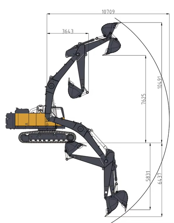 تفاصيل الحفارة SH330 4