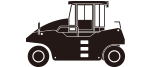 مدحلة ذات إطارات مطاطية