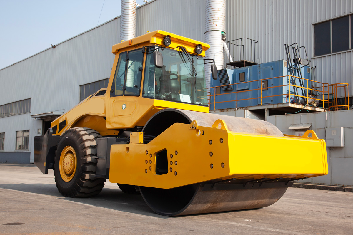 ضغط بناء الطرق، مدحلة اهتزازية ذات أسطوانة واحدة، مدحلة Shangchai Tier 4، مدحلة اهتزازية 199HP، مدحلة اهتزازية 12 طن